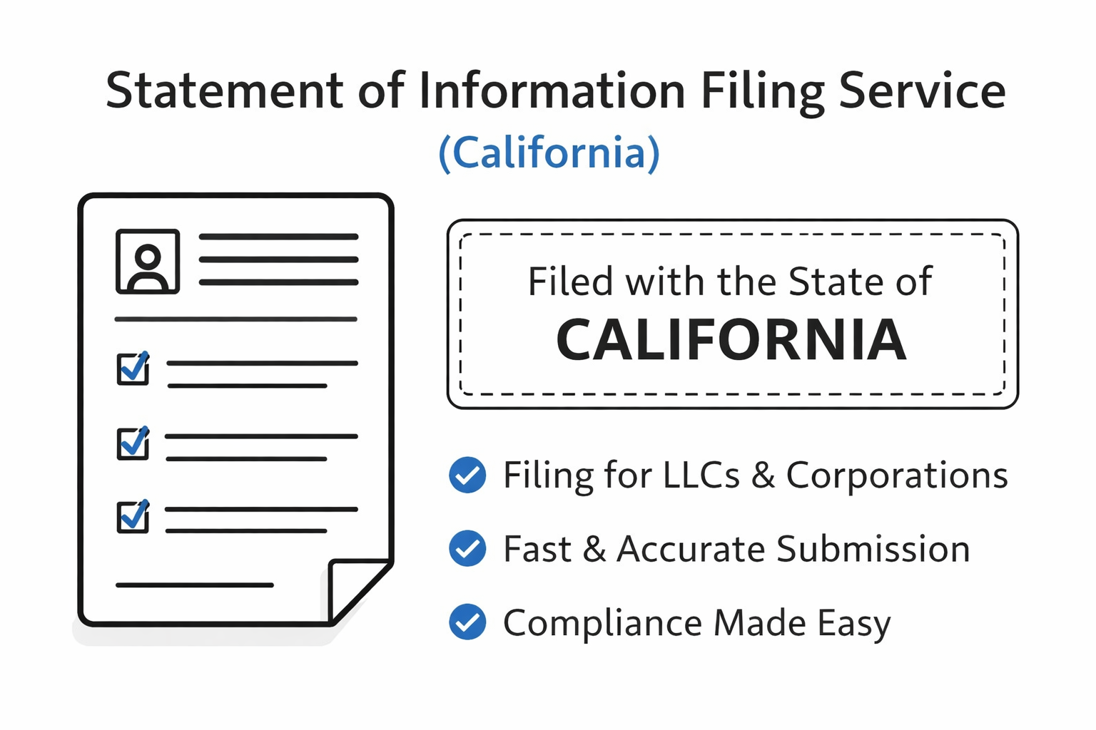 Statement of Information Filing Service (California)